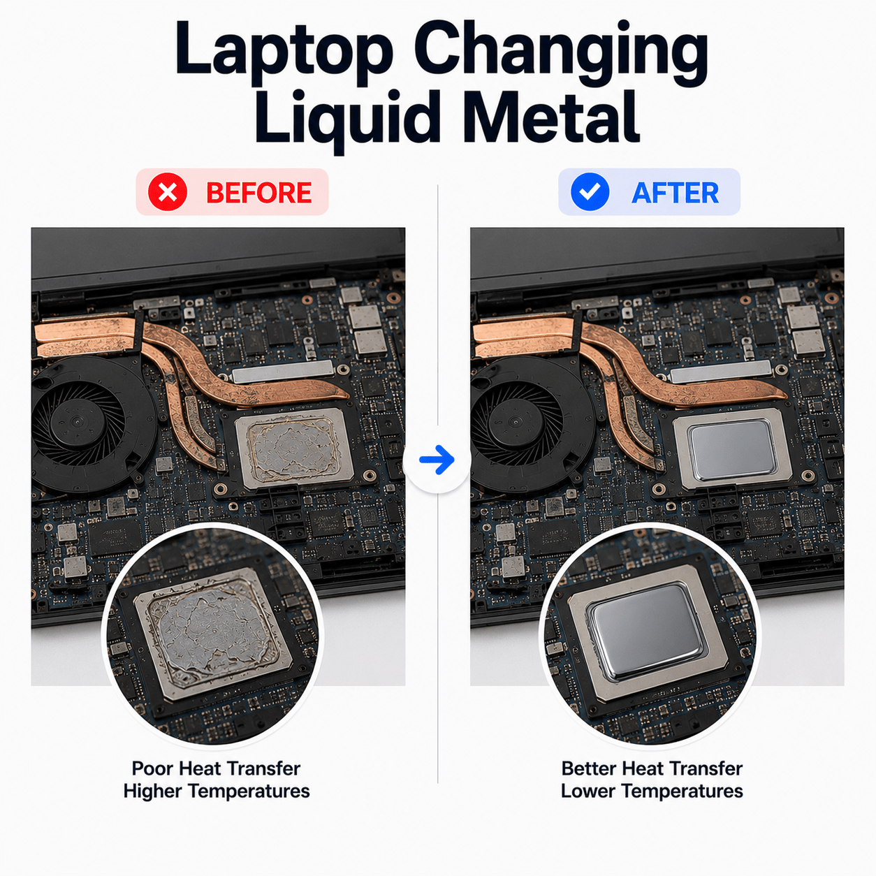 Laptop Changing Liquid Metal - AHW Store