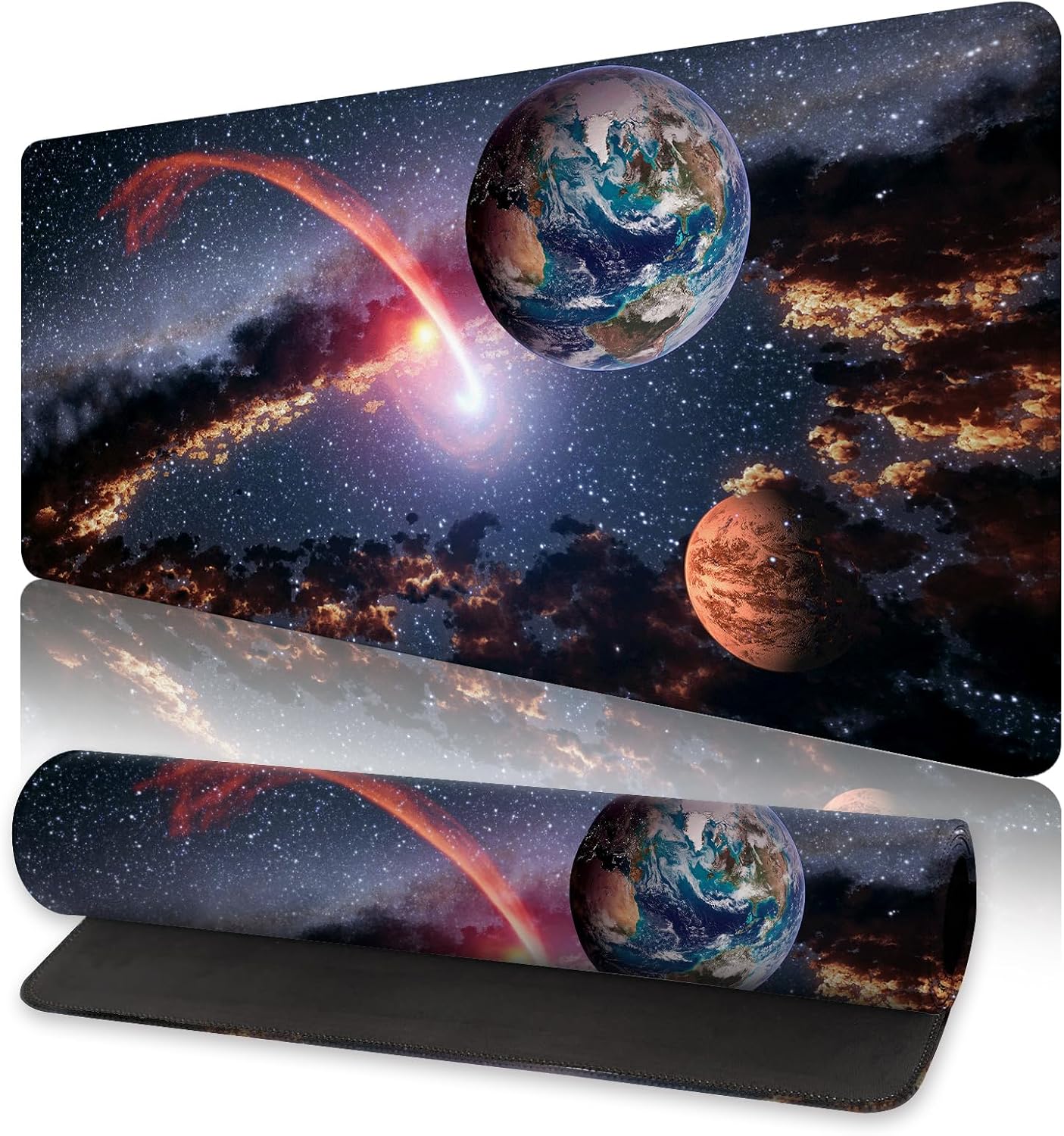 Large Earth Galaxy Gaming Mouse Pad - AHW Store