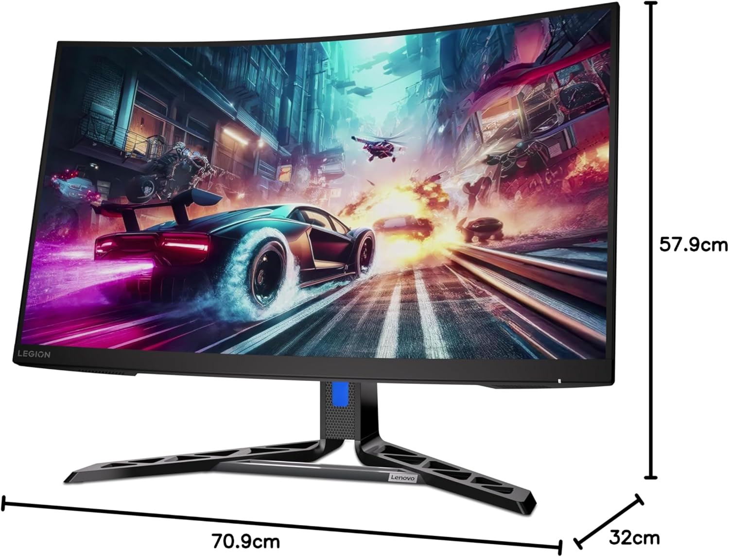 Lenovo Legion R32qc - 30 Curved Gaming Monitor 31.5 Inch VA 2K 180Hz 0.5ms Black - AHW Store