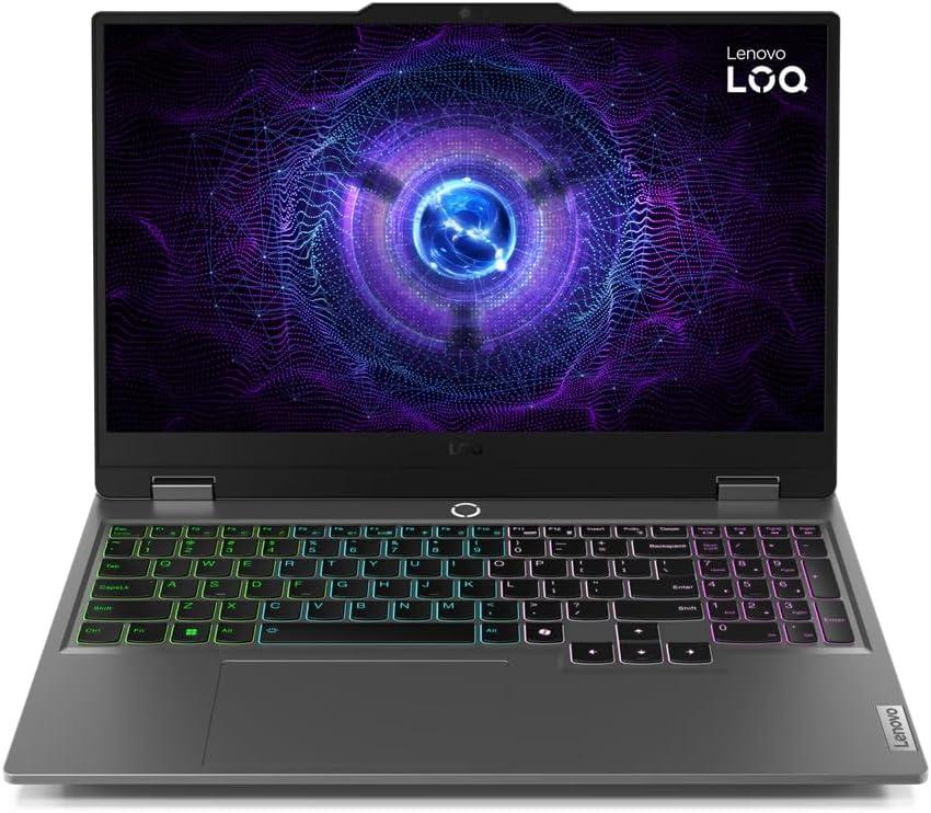 Lenovo LOQ 15IRX9 Core i7 - 13650HX 16GB DDR5 512GB SSD RTX 4050 6GB 15.6" FHD IPS 144Hz Luna Grey 83DV008PED - AHW Store