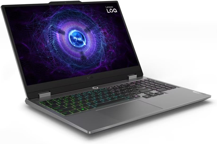 Lenovo LOQ 15IRX9 Core i7 - 13650HX 16GB DDR5 512GB SSD RTX 4050 6GB 15.6" FHD IPS 144Hz Luna Grey 83DV008PED - AHW Store