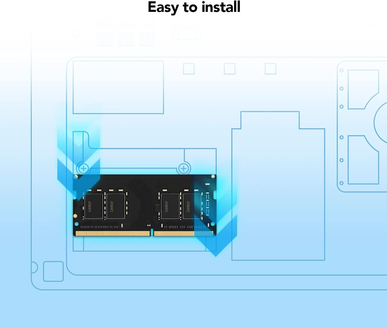 LEXAR DDR4 - 3200 SO - DIMM 8GB - AHW Store