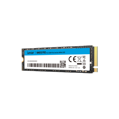 Lexar NM610 PRO 500GB PCIe 3.0 Nvme M.2 SSD - AHW Store