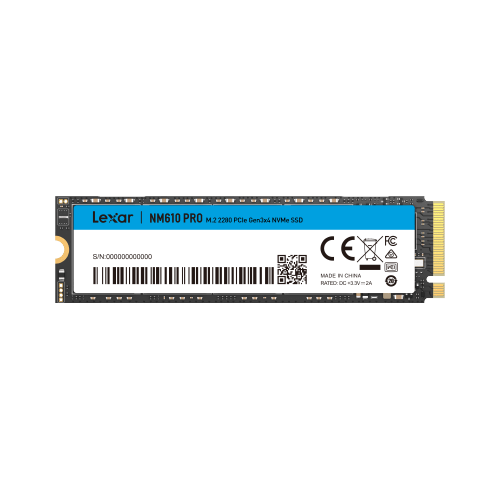 Lexar NM610 PRO 500GB PCIe 3.0 Nvme M.2 SSD - AHW Store