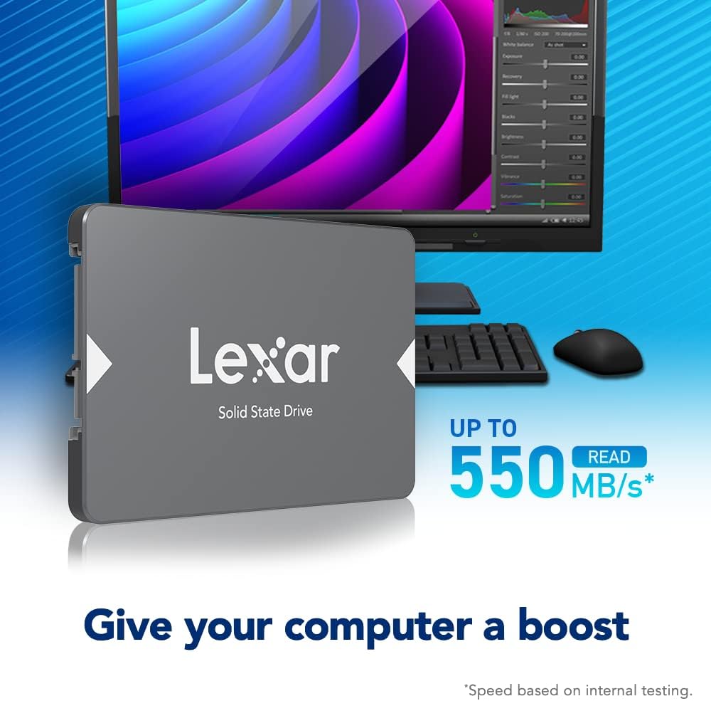 Lexar NS100 256GB 2.5 inch SATA III Internal SSD - AHW Store