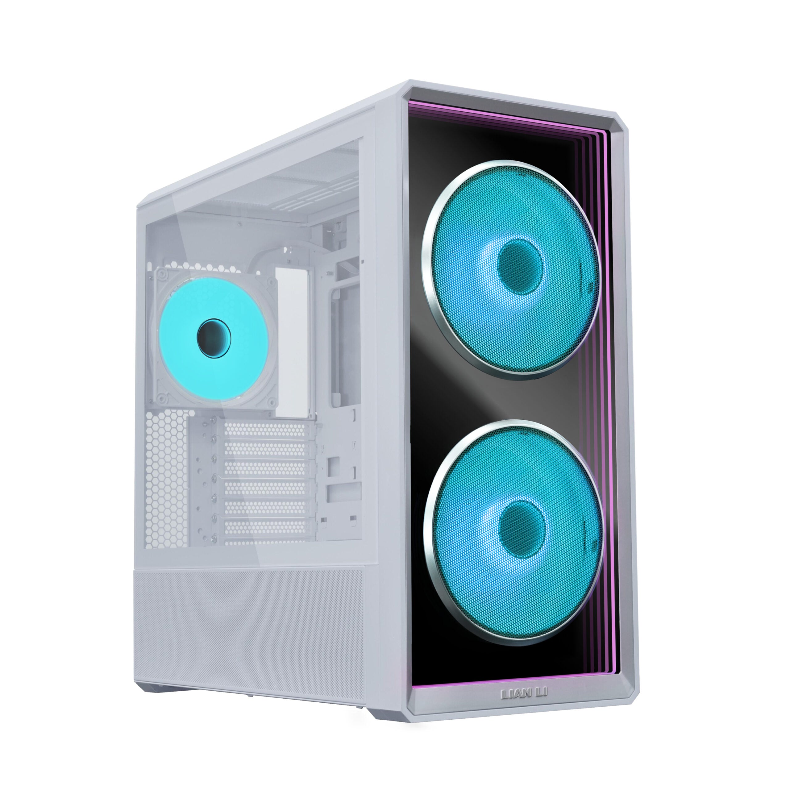 Lian Li Lancool 217 INF White Mid Tower Gaming Case 3 Fan