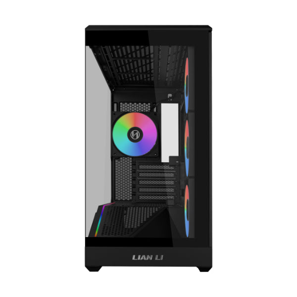 Lian Li Vector V100 Mini 4 Fan ARGB Type-C + RB750 750W 80 Plus Bronze ATX 3.1 modular SATA Black Micro Tower Gaming Case