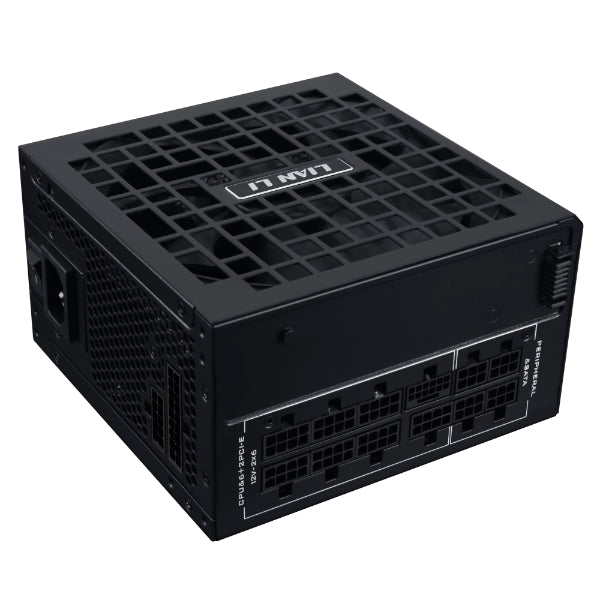 Lian Li RS1000G 1000W 80 Plus Gold Cybenetics Platinum PCIe 5.1 ATX 3.1 Full Modular Power Supply Black