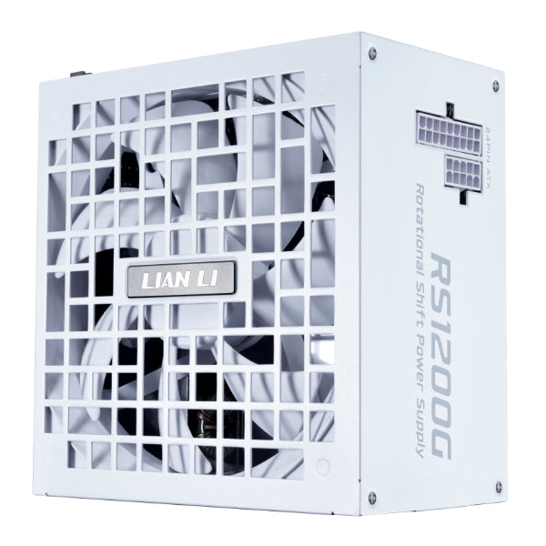 Lian Li RS1000G 1000W 80 Plus Gold Cybenetics Platinum PCIe 5.1 ATX 3.1 Full Modular Power Supply White