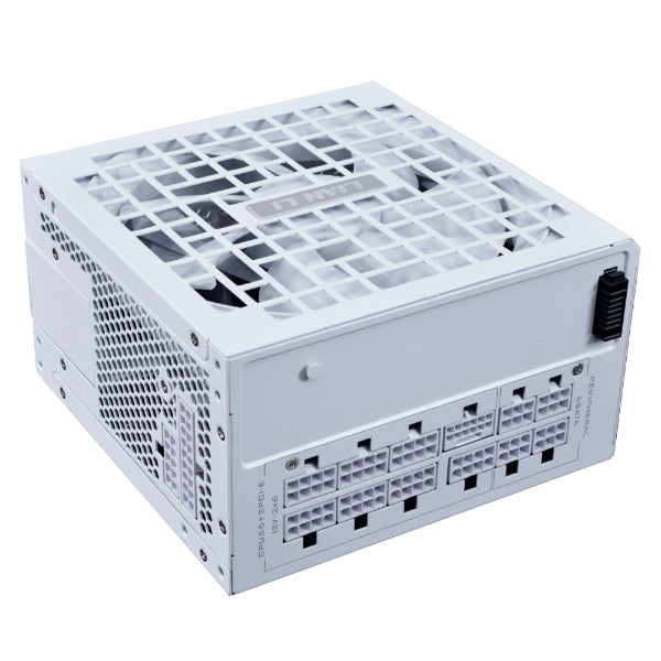 Lian Li RS1000G 1000W 80 Plus Gold Cybenetics Platinum PCIe 5.1 ATX 3.1 Full Modular Power Supply White