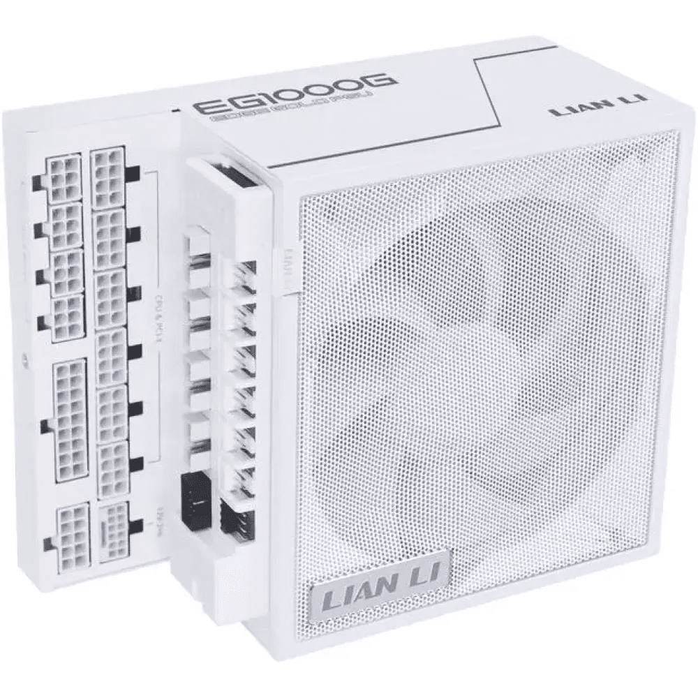 Lian Li Edge Gold EG1000G 1000W 80 Plus Gold PCIe 5.1 ATX 3.1 Full Modular Power Supply White - AHW Store