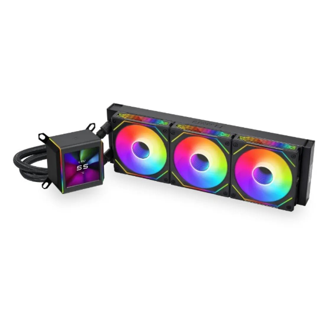 Lian Li Galahad II LCD SL - INF 360 360MM with SL Infinity Fans Liquid Cooler Black - AHW Store