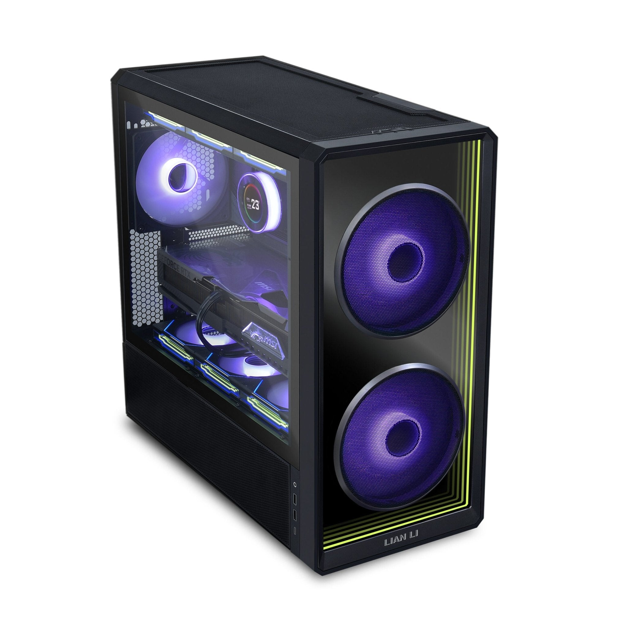 Lian Li Lancool 217 INF Black Mid Tower Gaming Case 3 Fan - AHW Store