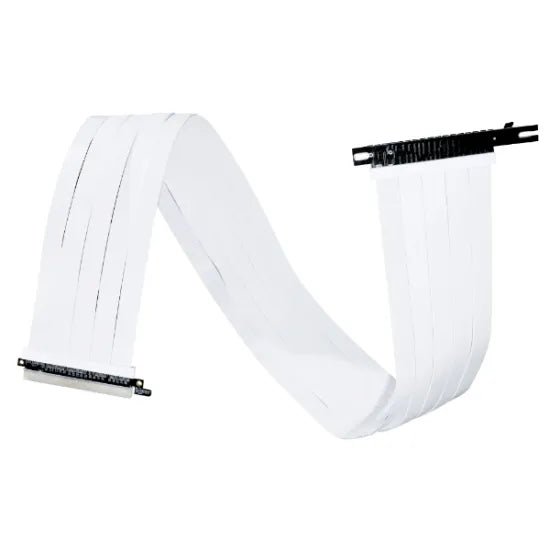 Lian Li Premium PCI - E 4.0 900mm White Riser Cable - AHW Store