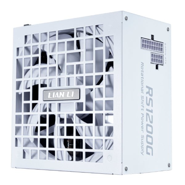 Lian Li RS1000G 1000W 80 Plus Gold Cybenetics Gold PCIe 5.1 ATX 3.1 Full Modular Power Supply White - AHW Store