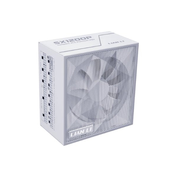 Lian Li SX1200P 1200W 80 Plus Platinum PPLP Platinum PCIe 5.1 ATX 3.1 Full Modular Power Supply White - AHW Store