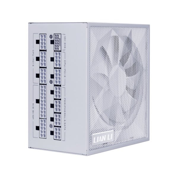 Lian Li SX1200P 1200W 80 Plus Platinum PPLP Platinum PCIe 5.1 ATX 3.1 Full Modular Power Supply White - AHW Store