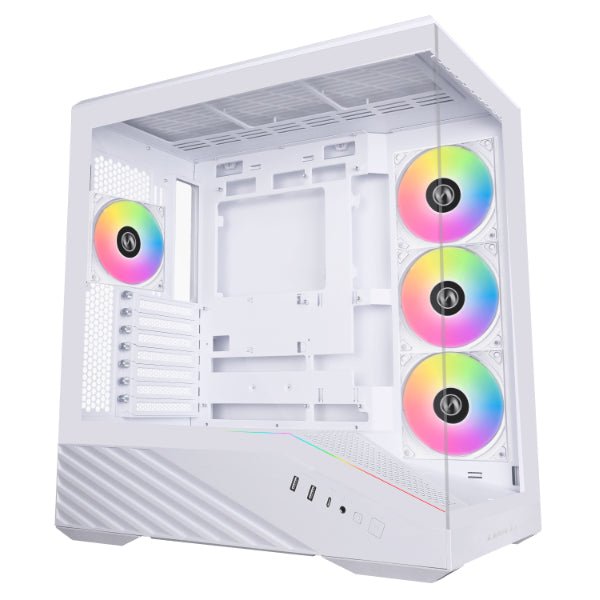 Lian Li Vector V100R BTF 4 Fan ARGB Type-C White Mid Tower Gaming Case - AHW Store