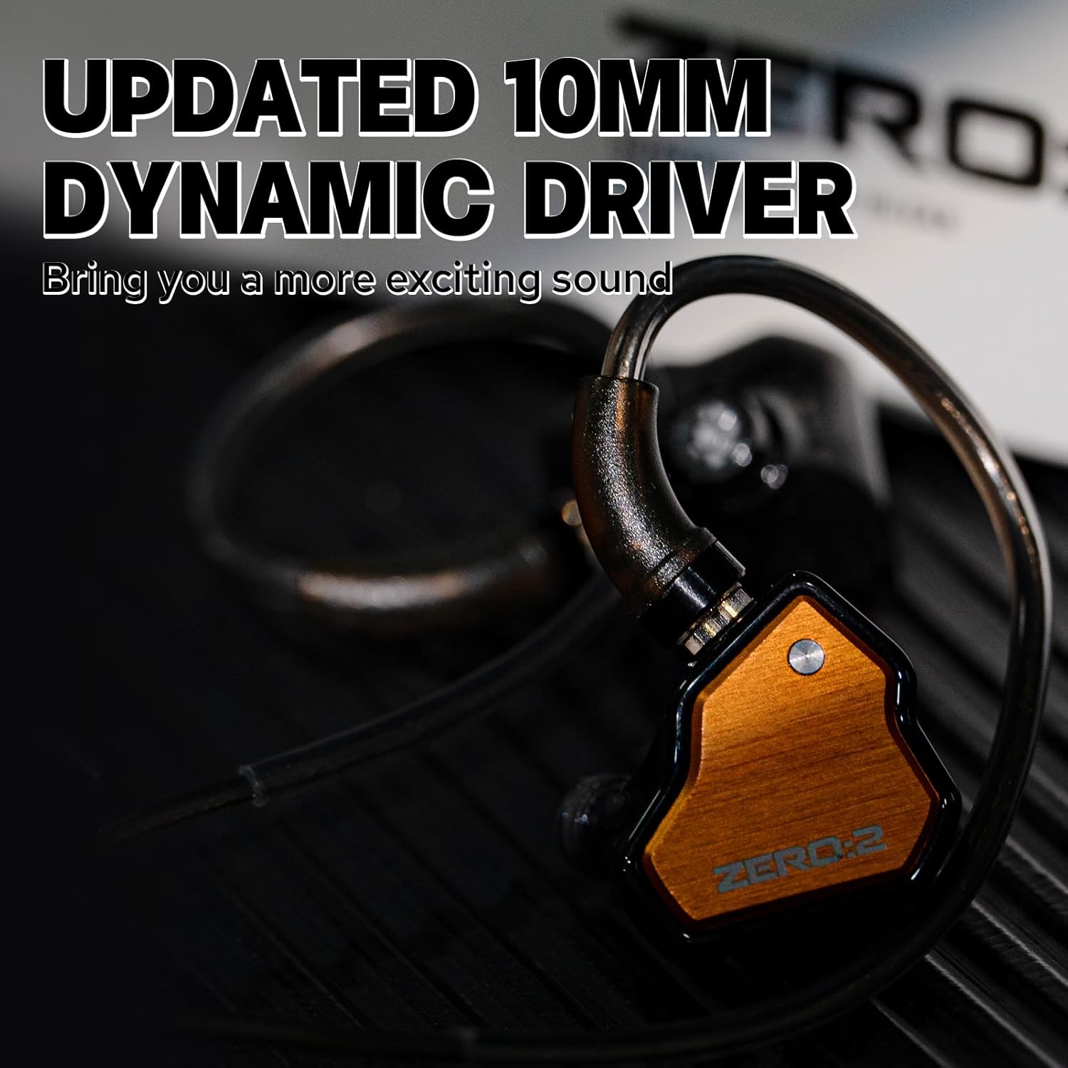 Linsoul 7Hz x Crinacle Zero:2 in Ear Monitor, Updated 10mm Dynamic Driver IEM, Wired Earbuds Earphon - AHW Store