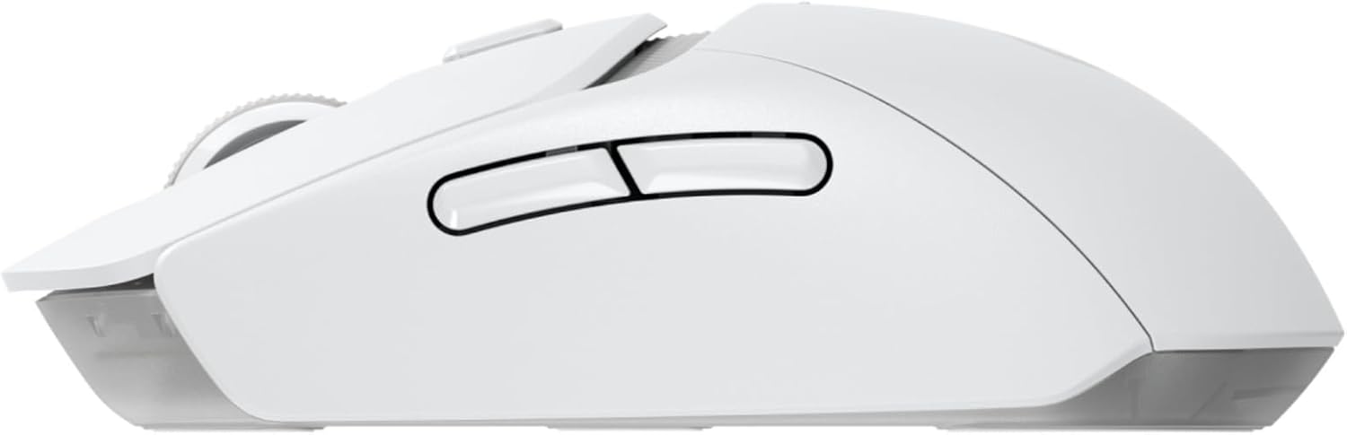 Logitech G G309 LIGHTSPEED Wireless Gaming Mouse LIGHTFORCE Hybrid Switches HERO 25K Sensor 300+ Hour Battery Life 6 Programmable Buttons PC Mac Compatible - White - AHW Store