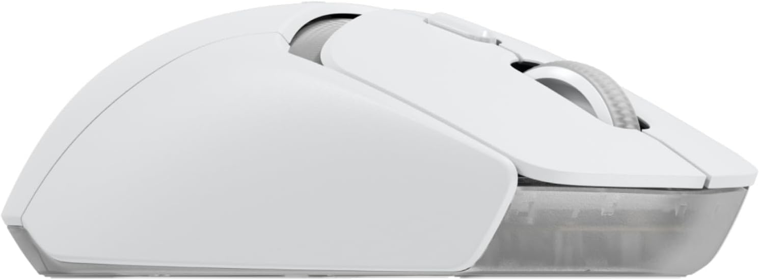 Logitech G G309 LIGHTSPEED Wireless Gaming Mouse LIGHTFORCE Hybrid Switches HERO 25K Sensor 300+ Hour Battery Life 6 Programmable Buttons PC Mac Compatible - White - AHW Store