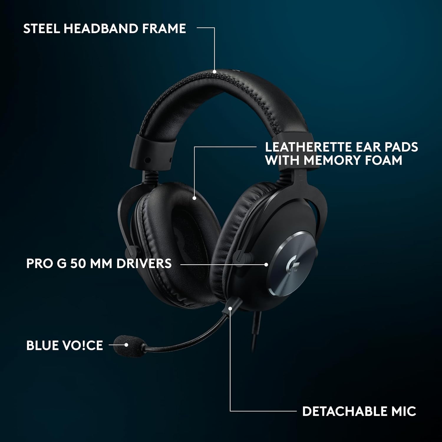 Logitech G PRO X SE Wired Gaming Headset with Microphone: Detachable Microphone, DTS Headphones: X 7 - AHW Store