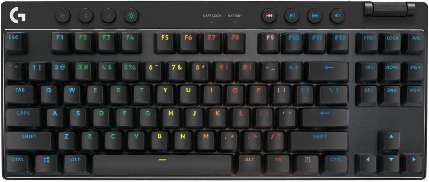Logitech G PRO X TKL LIGHTSPEED Gaming Keyboard - BLACK - US INT L TACTILE - AHW Store
