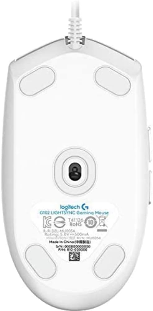 Logitech G102 LightSync RGB Gaming Mouse White - AHW Store