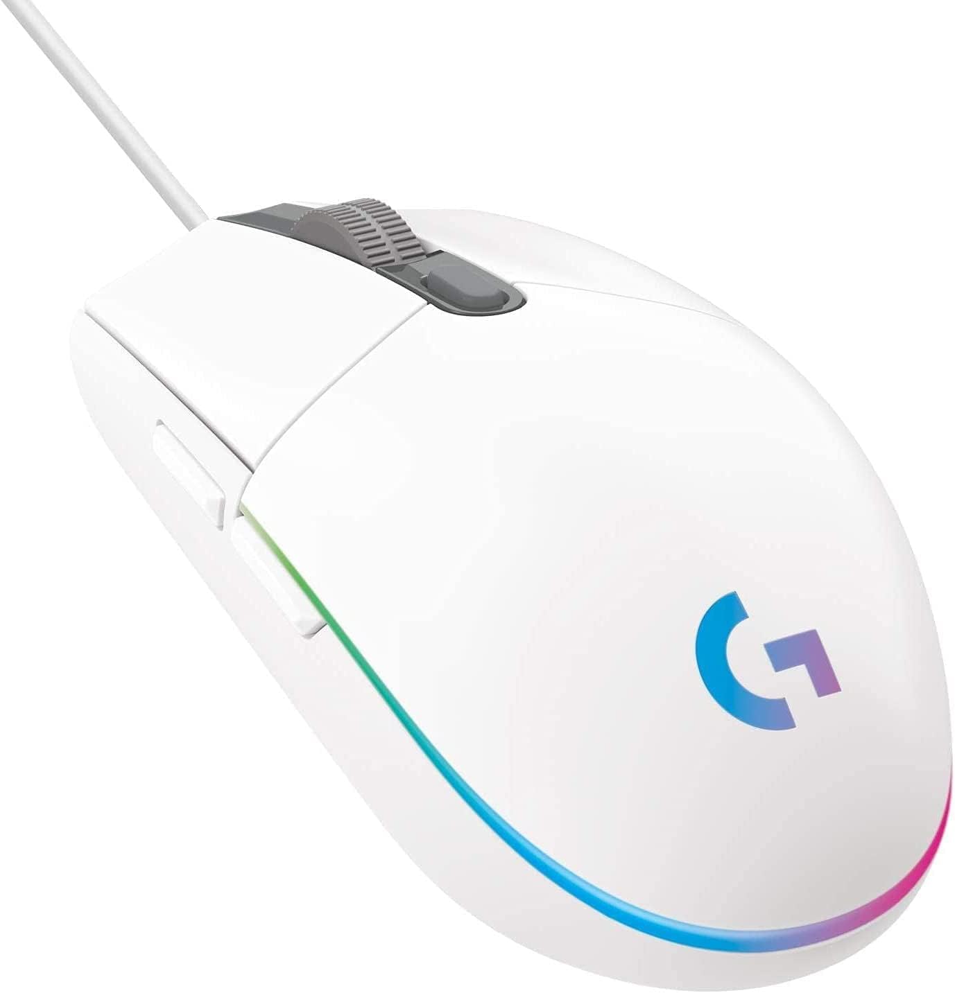 Logitech G102 LightSync RGB Gaming Mouse White - AHW Store