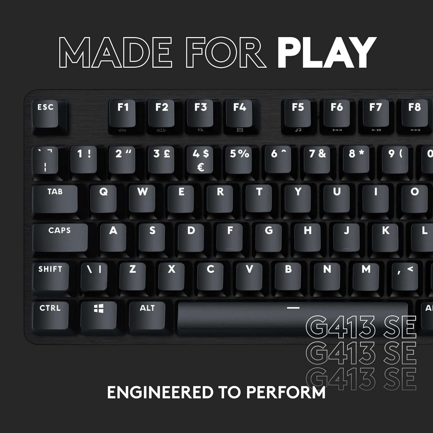 Logitech G413 SE Full - Size Mechanical Gaming Keyboard - Backlit Keyboard with Tactile Mechanical Swi - AHW Store