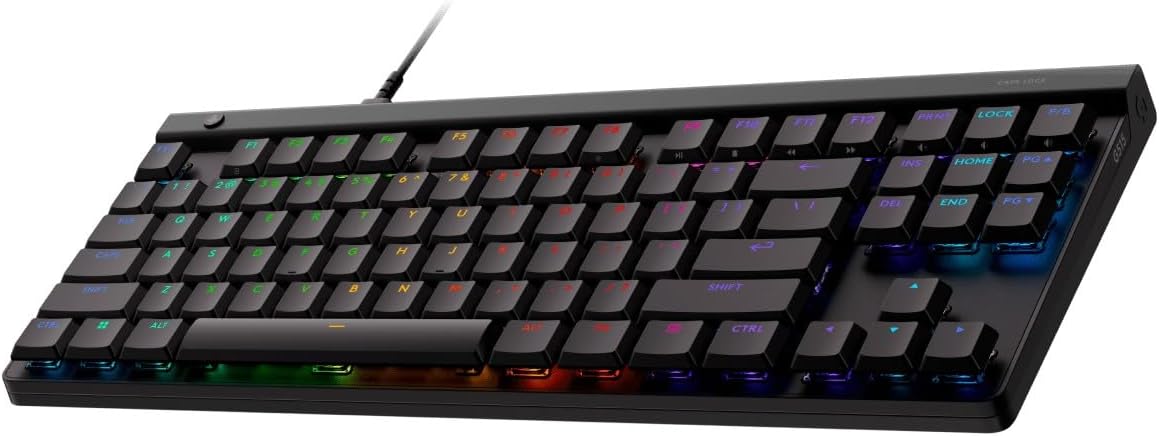 LOGITECH G515 TKL Gaming Keyboard - BLACK - US INT L - 2.4GHZ/BT - EMEA28i - 935 - TACTILE - AHW Store