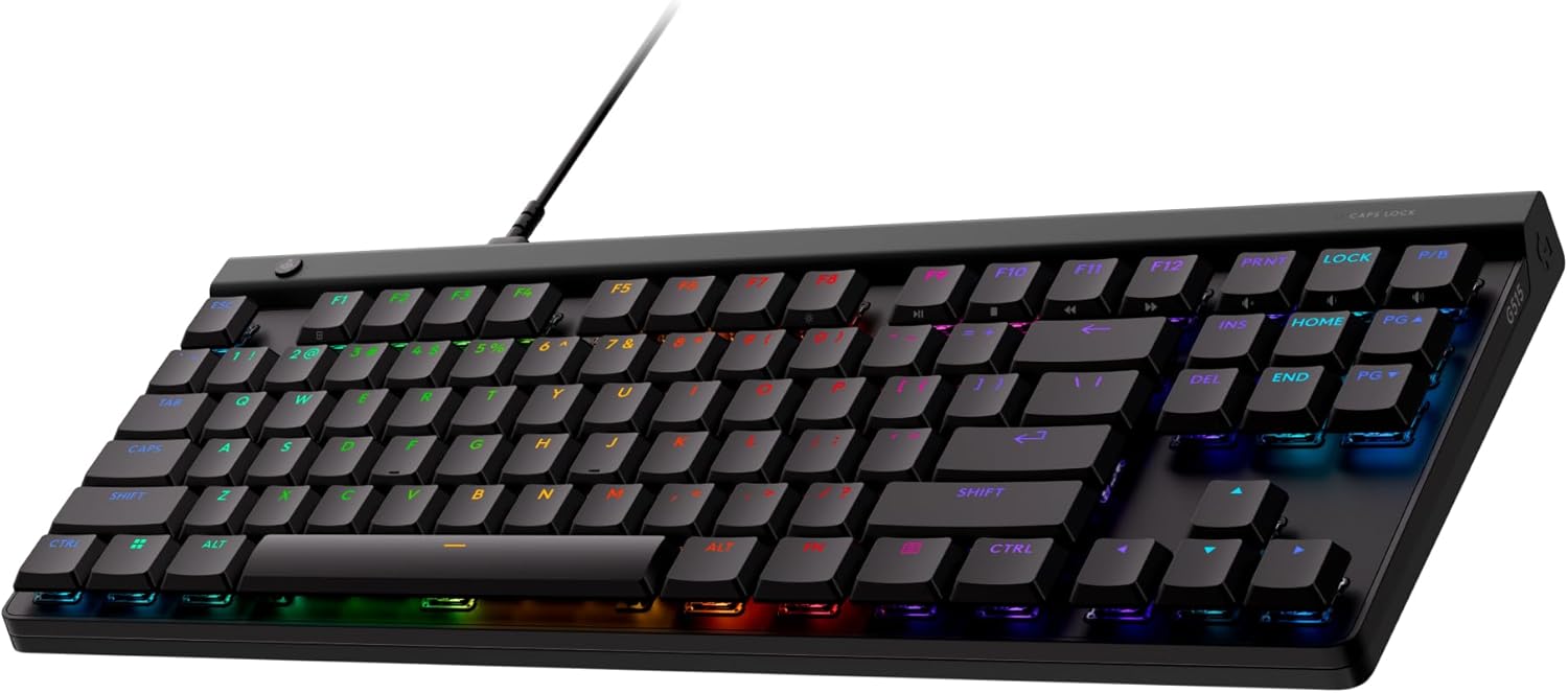 Logitech G515 TKL Wired Low Profile Gaming Keyboard, Fully Customizable RGB, Double - Shot PBT Keycaps - AHW Store