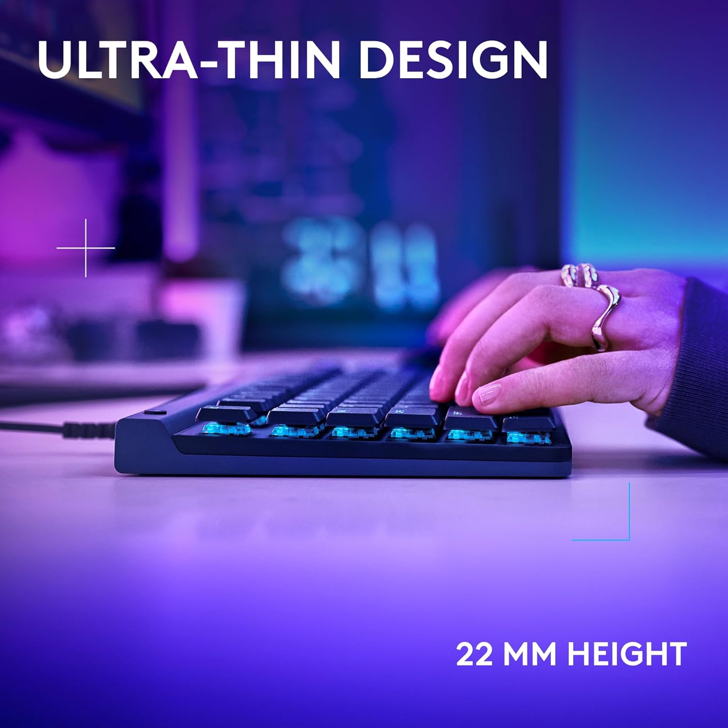 Logitech G515 TKL Wired Low Profile Gaming Keyboard, Fully Customizable RGB, Double - Shot PBT Keycaps - AHW Store