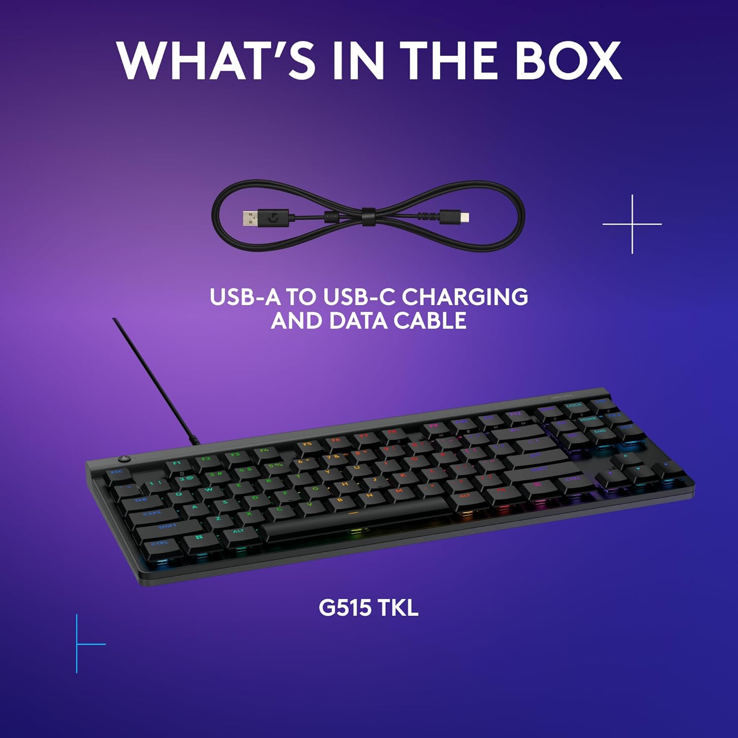 Logitech G515 TKL Wired Low Profile Gaming Keyboard, Fully Customizable RGB, Double - Shot PBT Keycaps - AHW Store