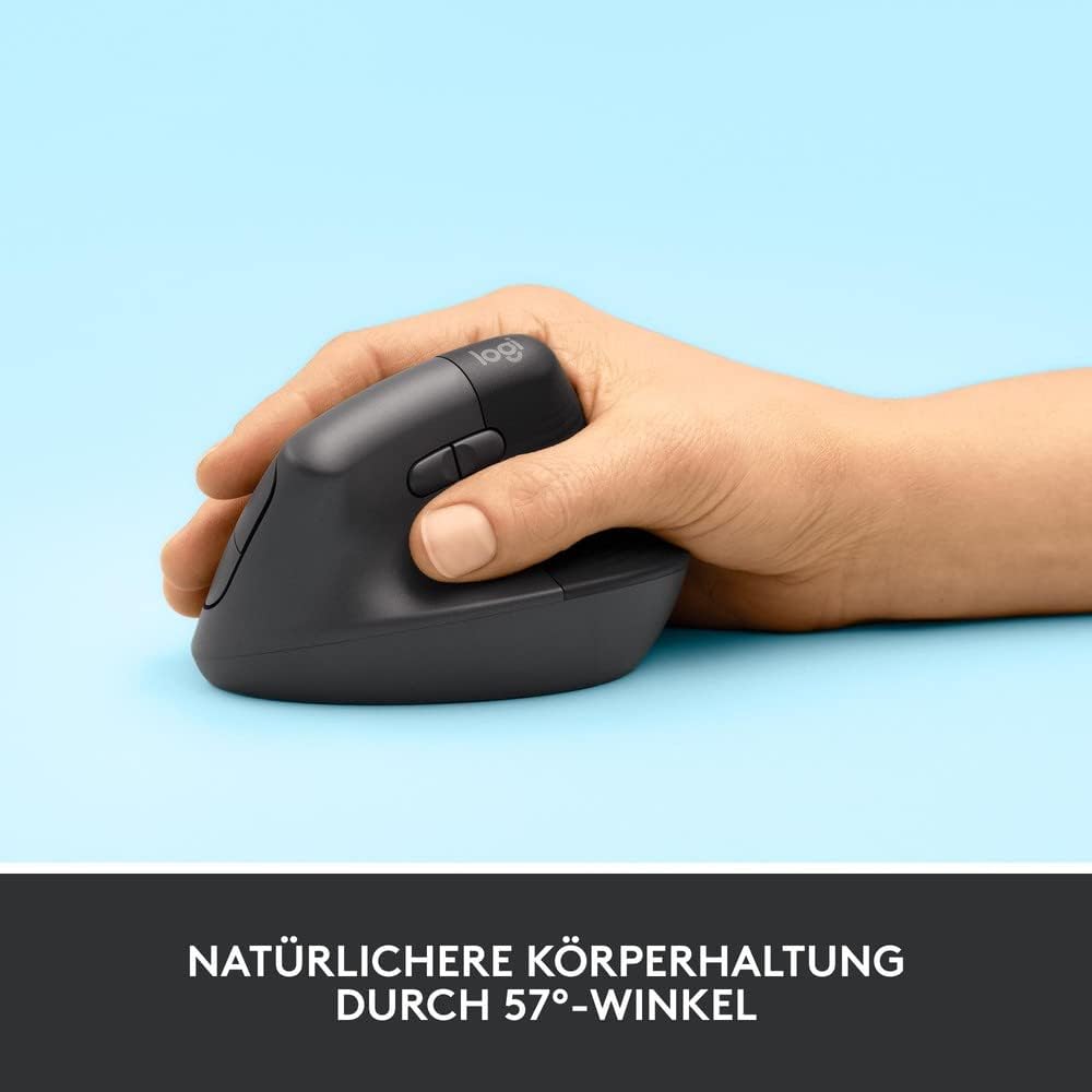 Logitech Lift Vertical Ergonomic Mouse - AHW Store