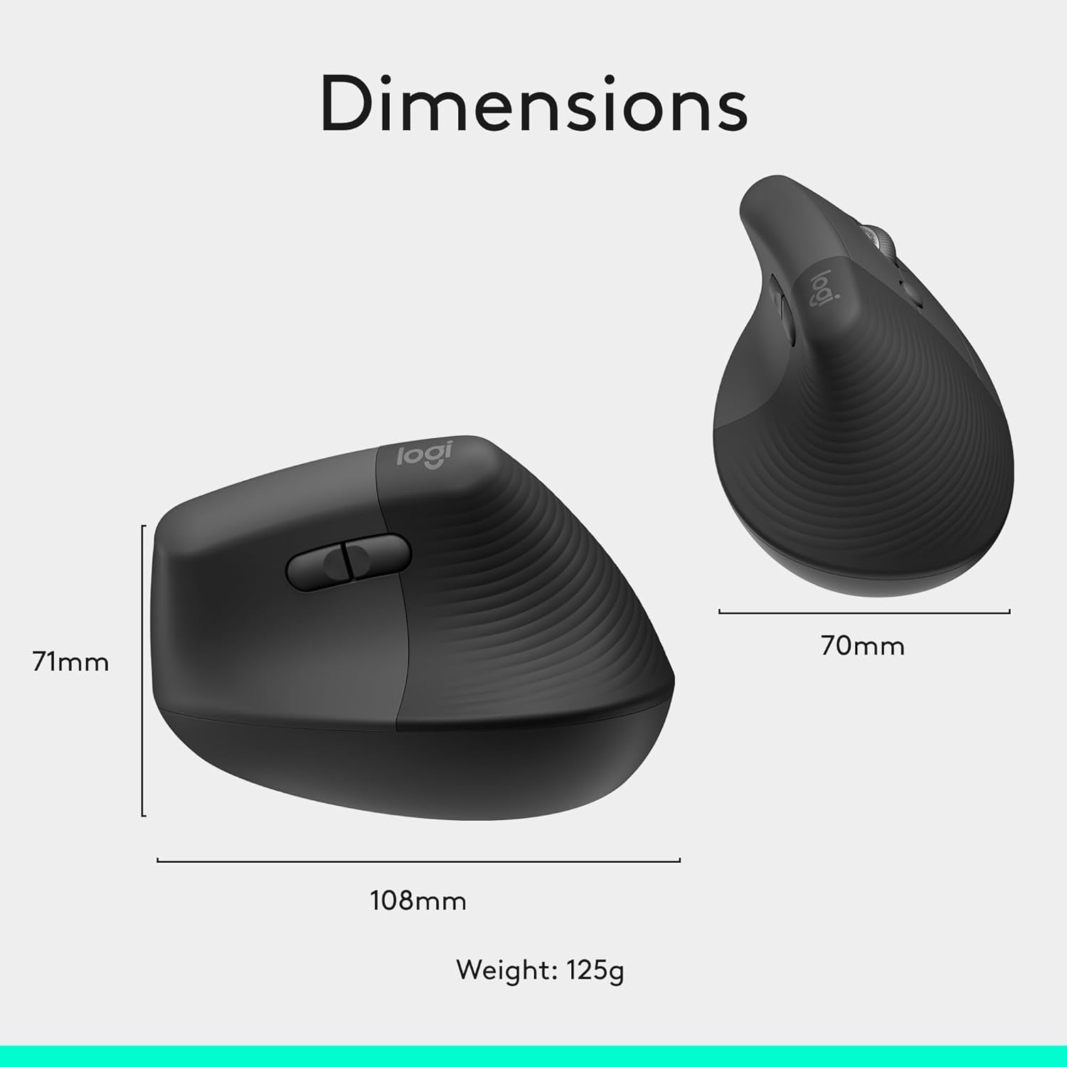 Logitech Lift Vertical Ergonomic Mouse Wireless - AHW Store