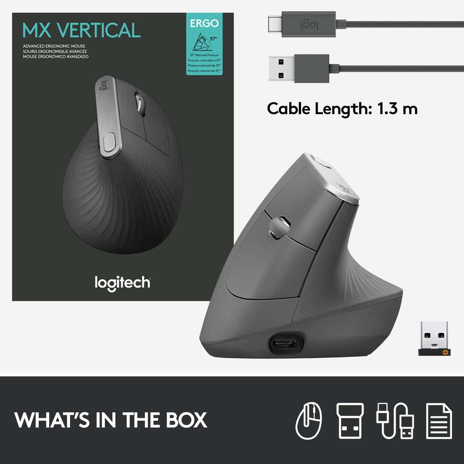 Logitech MX Vertical Wireless Mouse - AHW Store