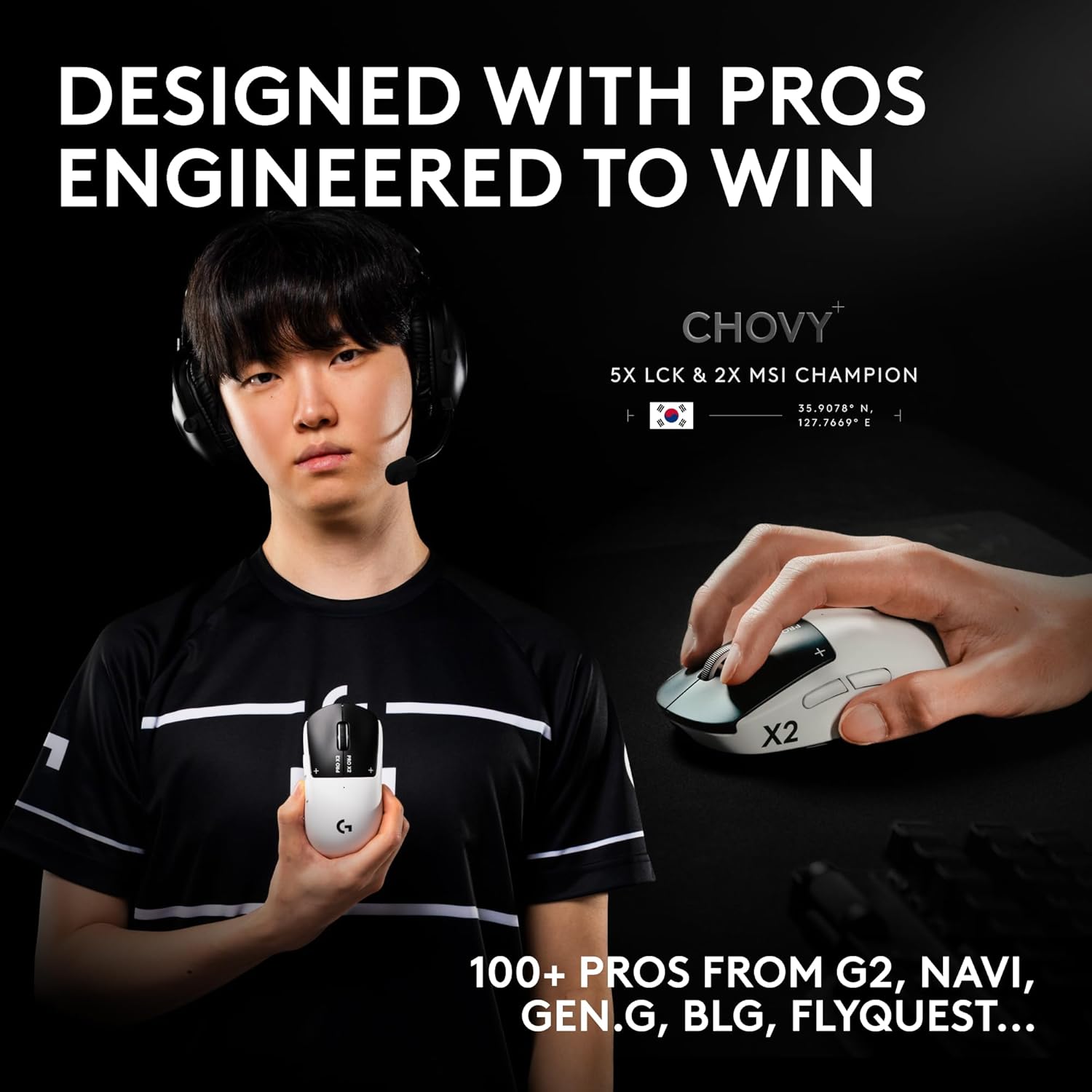 Logitech PRO X2 SUPERSTRIKE Wireless Gaming Mouse - AHW Store