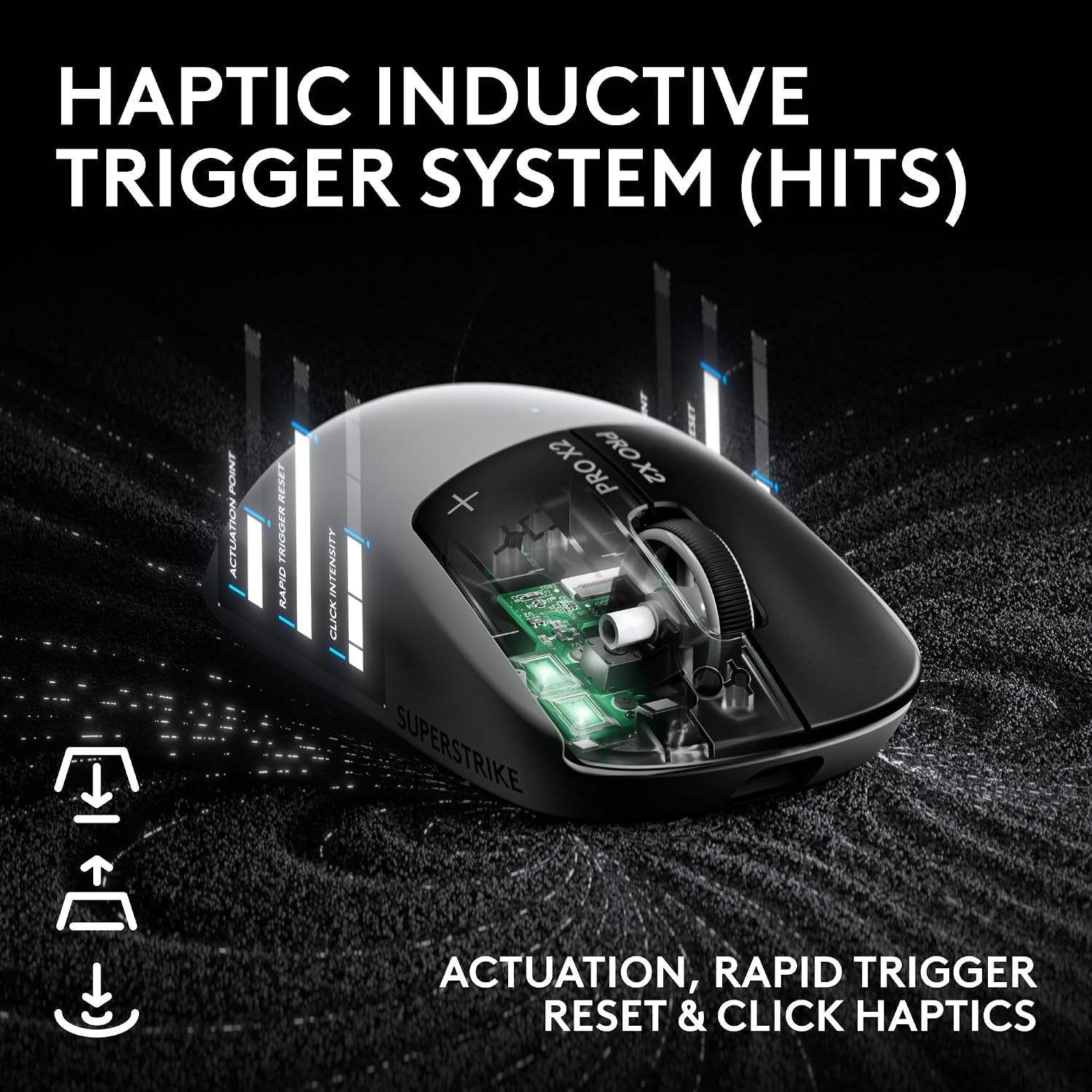 Logitech PRO X2 SUPERSTRIKE Wireless Gaming Mouse - AHW Store