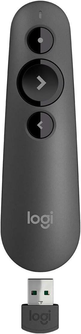 Logitech R500s Laser Presentation Remote Bluetooth & USB - Black - AHW Store