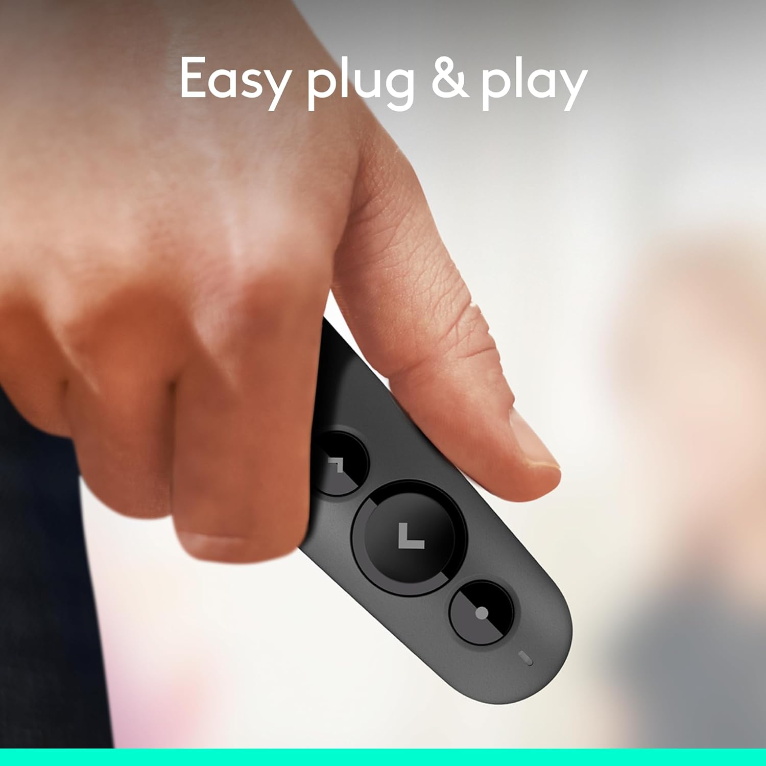 Logitech R500s Laser Presentation Remote Bluetooth & USB - Black - AHW Store