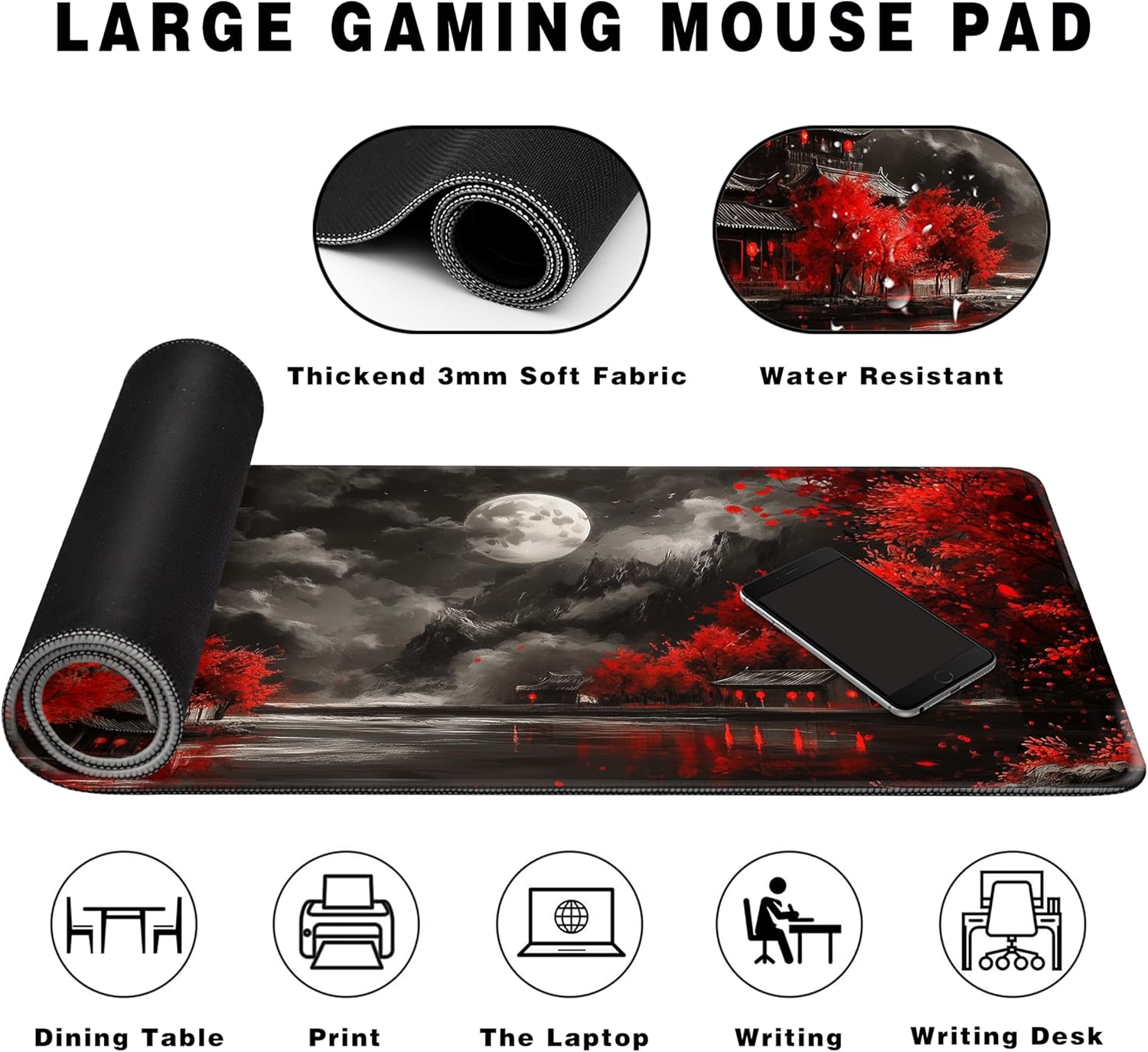 Long Extended Gaming Mouse Pad 80x30 cm - AHW Store