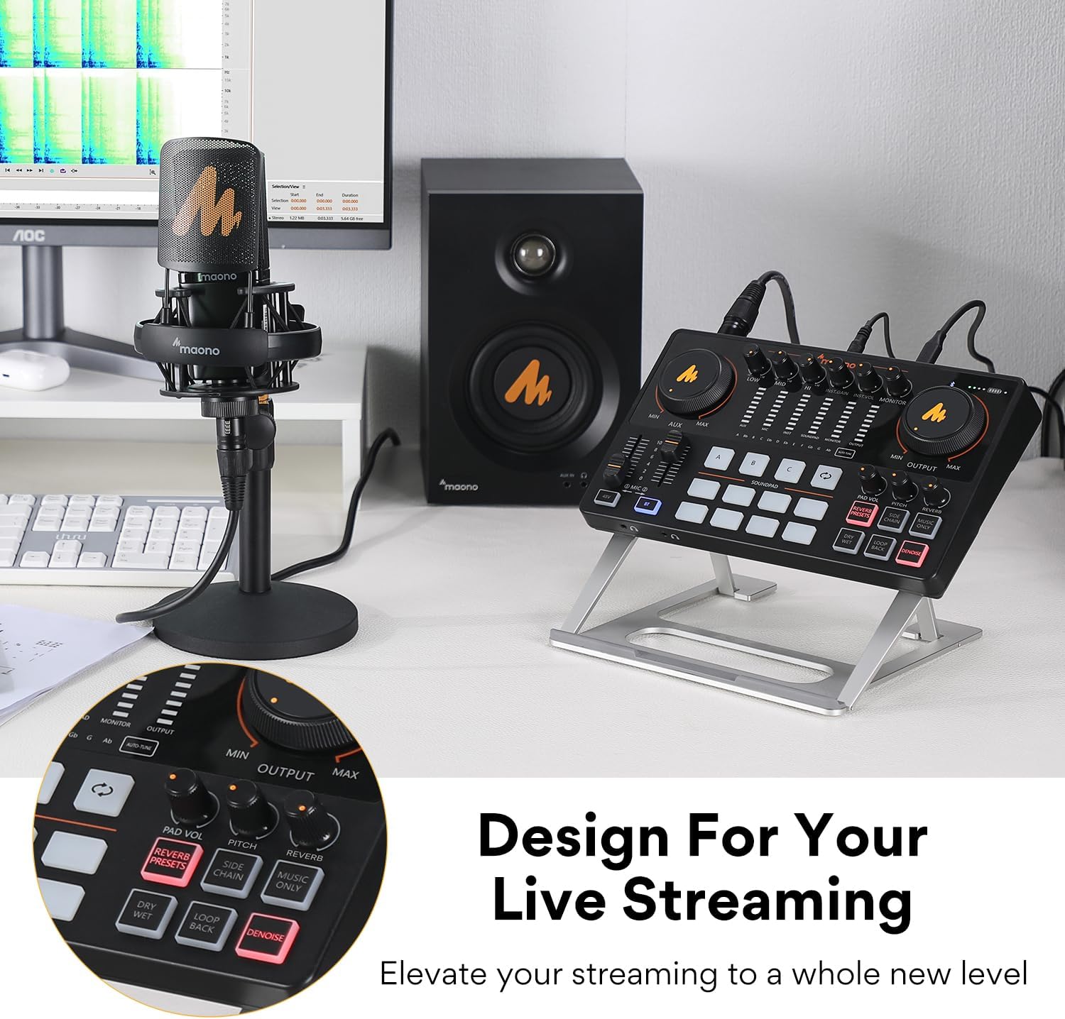MAONO AME2 Portable Podcast Audio Interface - AHW Store