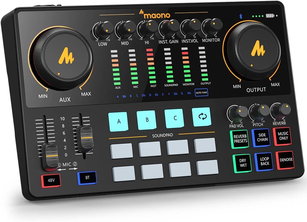 MAONO AME2 Portable Podcast Audio Interface - AHW Store