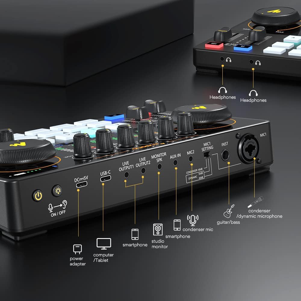 MAONO AME2 Portable Podcast Audio Interface - AHW Store
