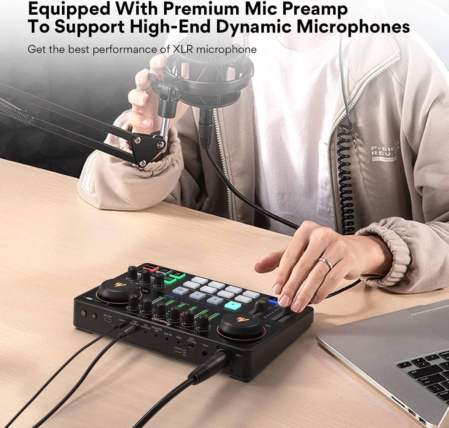 MAONO AME2 Portable Podcast Audio Interface - AHW Store