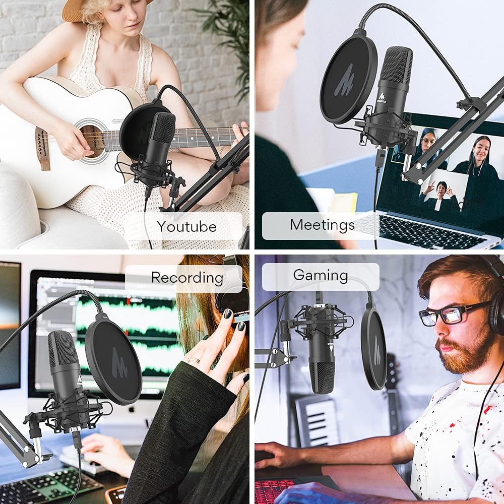 Maono AU-A04 USB Studio Microphone Kit - AHW Store