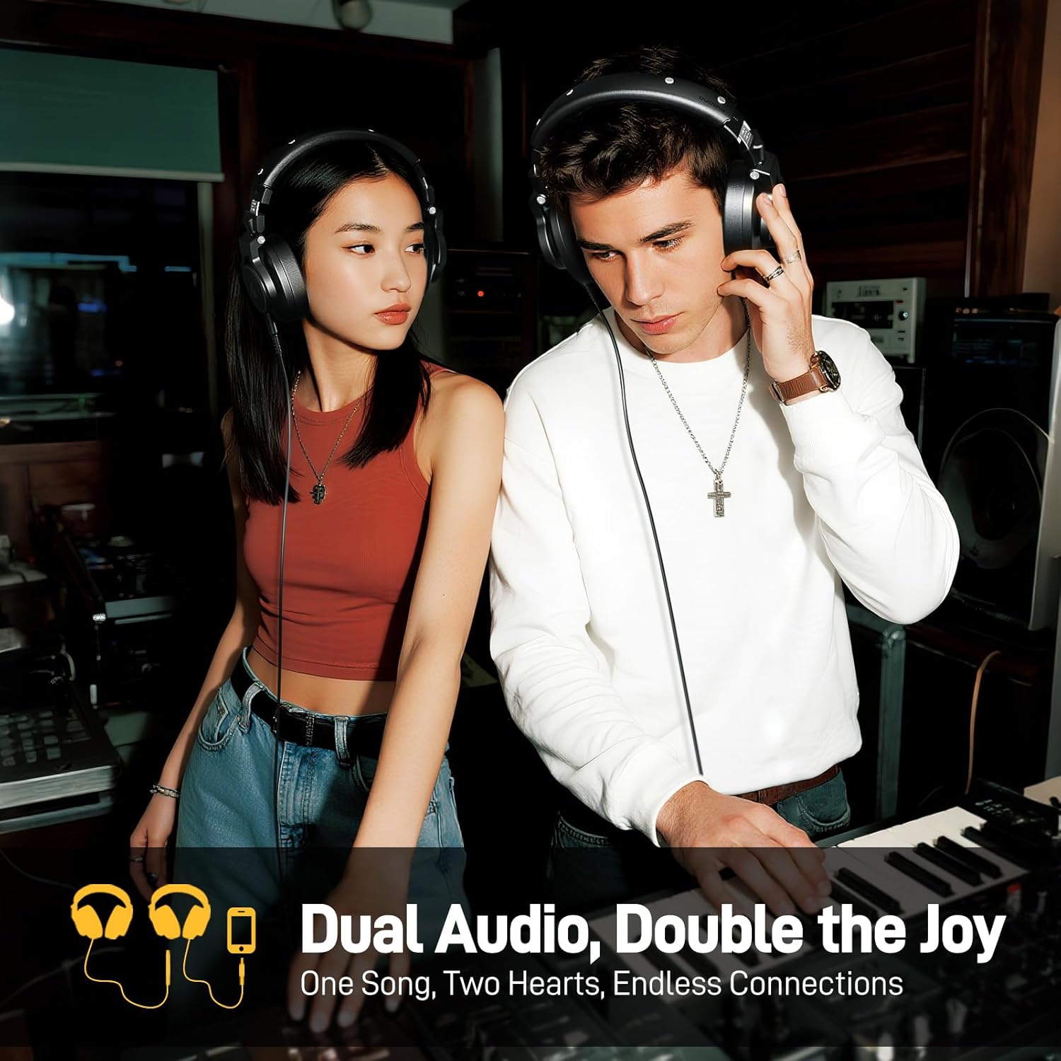 MAONO MH700 Wired Studio Headphones - AHW Store