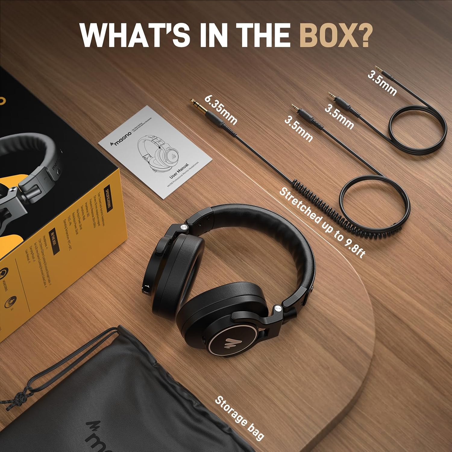 MAONO MH700 Wired Studio Headphones - AHW Store