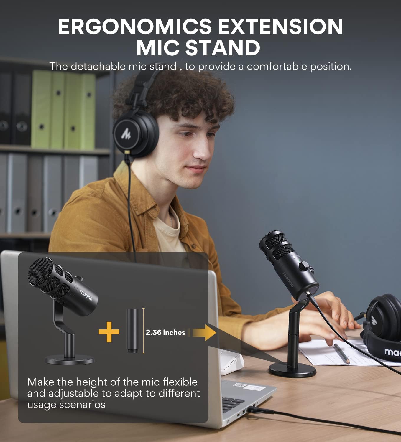 MAONO PD100U USB Dynamic Microphone - AHW Store